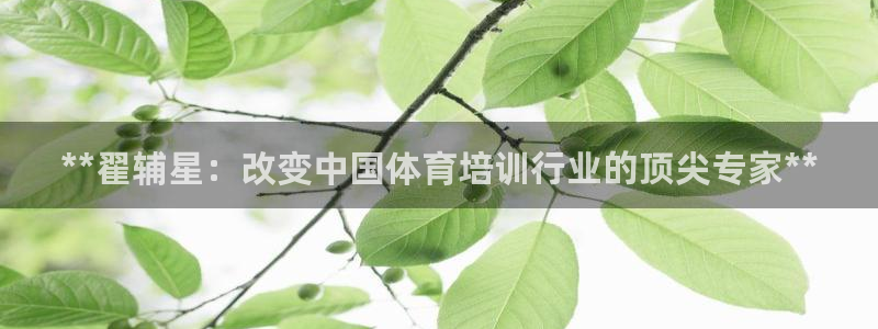 富联娱乐代理怎么做的：**翟辅星：改变中国体育培训行