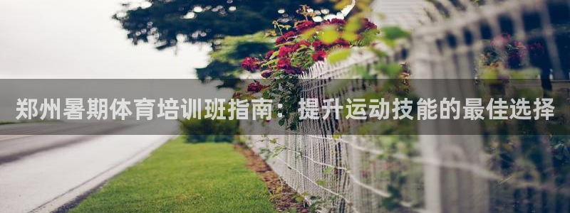 富联娱乐访问中国网站：郑州暑期体育培训班指南：提升运