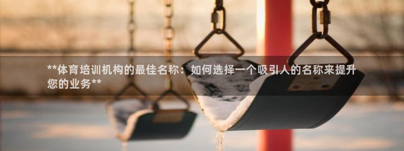 富联官方网站首页：**体育培训机构的最佳名称：如何选