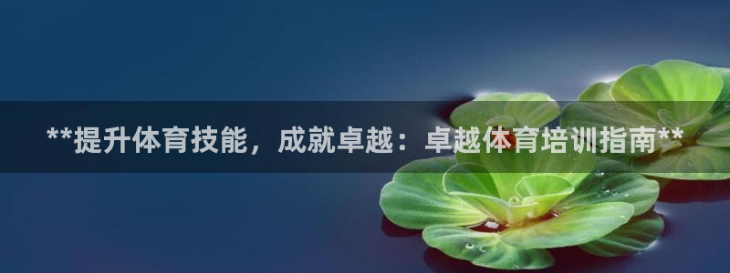 富联娱乐官方网站：**提升体育技能，成就卓越：卓越体育培训指